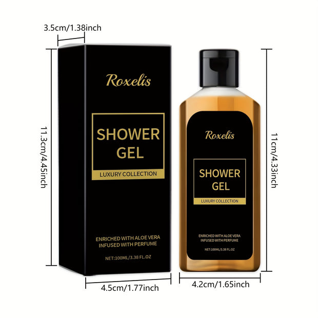Men'S Perfume Body Wash, Containing Lemon Fruit Oil And Aloe Leaf Extract, Gently Cleanses The Body, Leaving A Lasting Fragrance On The Skin, With A Fresh Aroma. Suitable For Dates And As A Gift For Father'S Day.