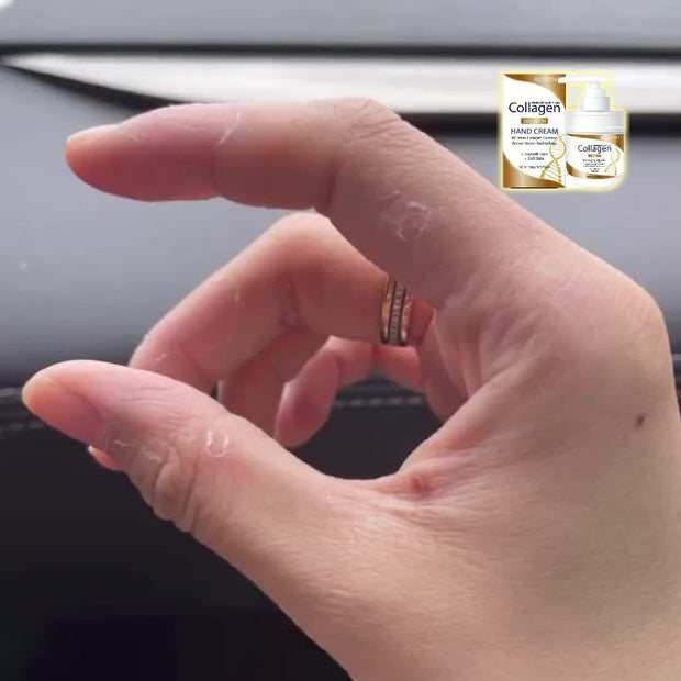 ROZINO Collagen Hand Cream, Hand Lotion, Nourishes & Protects Dry Hands, Fast-Absorbing, Non-Greasy, Leaves Skin Moisturized & Soft, Hand Cream For Women | Hand Lotion Travel Size
