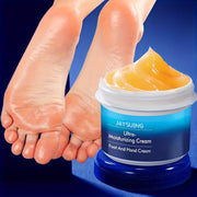 Ultra-Moisturizing Foot & Hand Cream with Glycerol & Beeswax - Long-Lasting Hydration for Dry, Cracked Light Beige, Cream for & Dry Lines, Fragrance-Free Beige Moisturizer for Men & Women