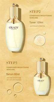 OKADY Ginseng Skincare Set | Make Skin Younger-looking Alcohol-Free Hypoallergenic Cleansing, Purifying Skin Quick Absorption Facial (Ginseng - 9pcs Set)A Gift For A Lady. Thanksgiving Gift Send Mom, Send Girlfriend