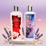 Body Wash For Men & Women, Long-lasting Fragrance, Deep Cleaning, Make The Light Beige Smoother, The Fragrance Of Cherry Blossoms And Lavender