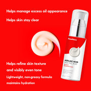 BioAcid Renewal Face Cream with Salicylic Acid & Azelaic Acid, Minimizes Appearance of Pores, Evens Light Beige, for Blemish-Prone Light Beige 1.7fl.oz