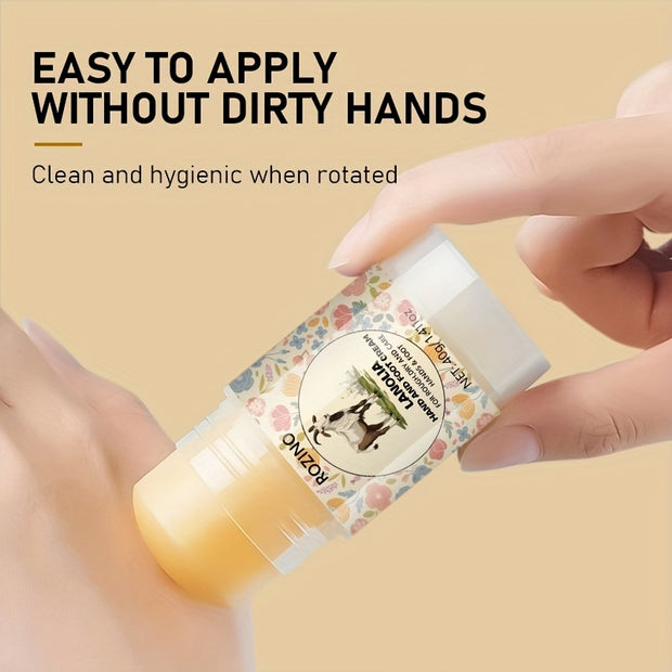 40g Dry Cracked Foot Cream, Stick Design, Portable And Easy to Use, Excellent Hydration And Moisturizing Effect, Long-lasting Hydration, Suitable for Various Uses, Can Be Used On Hands And Feet, Wrinkles, Elbows, Knees, Etc
