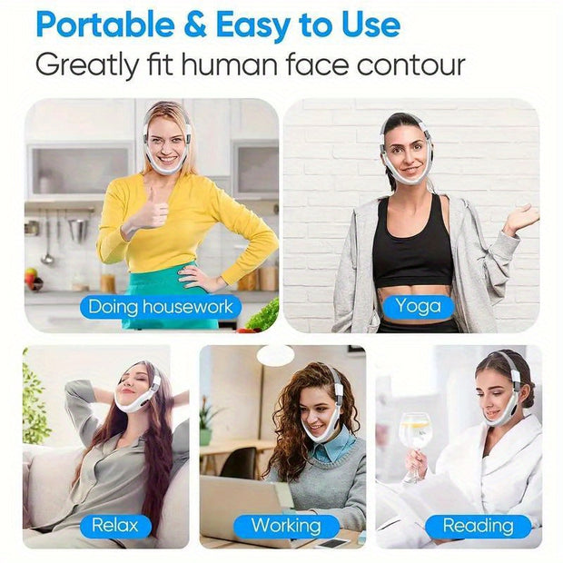 [Rechargeable Face Massager] USB Rechargeable Face Neck Chin Massager, Face Beauty Device, Gift For Women