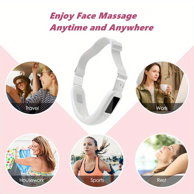 Rechargeable Face Beauty Device, USB Massager For Face Neck Chin, Gift For Women