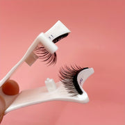 Reusable Magnetic Eyelash Kit - Glue-Free False Lashes with Applicator, Alcohol-Free Material, Professional Eye Makeup
