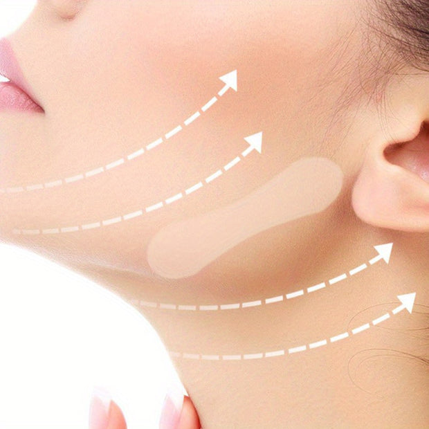 100pcs of Invisible Face Tightening Lifting Patch, Instant V-shaped Chin Cheek Lifting Patch
