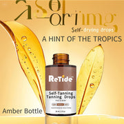 Self Tanning Drops- Medium Face Tanning Drops To Add To Lotion, Moisturizing Bronzing Tanner For Face& Body, Toxin Free Tanner For Fake 30ml/1fl.oz