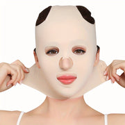 Full Face Lift Sleeping Belt Reusable Mask Chin Lift Facial Mask Face Belt Double Chin Thin Facial Bandages Cheek Belt Strap Face Massage Shaper For Women