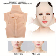 Full Face Lift Sleeping Belt Reusable Mask Chin Lift Facial Mask Face Belt Double Chin Thin Facial Bandages Cheek Belt Strap Face Massage Shaper For Women
