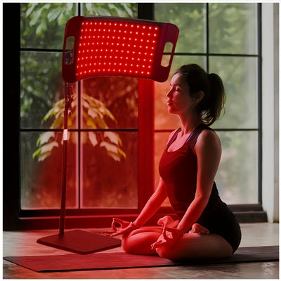 Red Light Relax for Face and Body, Red Infrared Light Relax Lamp with Stand LED 660nm Red Light-Relax& 850nm Infrared Light Device for Body prime day