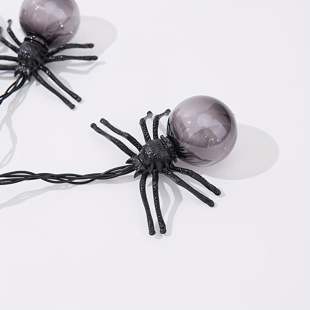 [Halloween Spider Light] 15-LED Halloween Spider Light | Purple Holiday Decorative Lamp for Indoor Festive Atmosphere and Spooky Fun