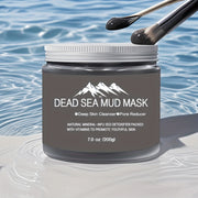 Dead Sea Mud Mousse Mask - Deep Cleansing Pore Minimizer, Oil Control & BlackheadCare, Hydrating Facial Mask For Oily Skin, Night Use Home Spa Essentials