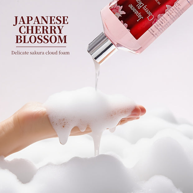 Body Wash For Men & Women, Long-lasting Fragrance, Deep Cleaning, Make The Light Beige Smoother, The Fragrance Of Cherry Blossoms And Lavender