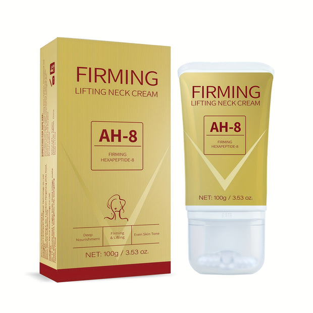 Women'S Firming Neck Cream, Moisturizing & Tightening Lotion with Rollerball, Coconut Oil & Retinol Infused, for Oily Skin, Helps Improve Neck Skin Appearance, 1pc, Cream for Fac