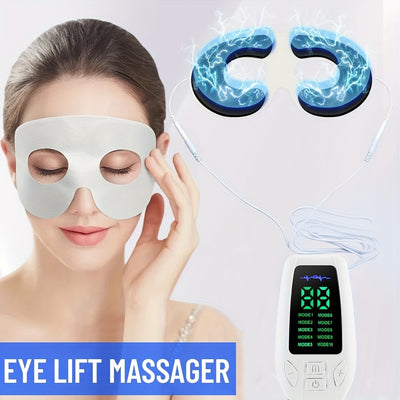 EMS Facial And Eye Massagers, Low-frequency Eye And Facial Relax Devices, Microcurrent Devices for Anti-aging And Eye Lifting. 10 Modes And 30 Levels, Home Beauty Modification Iron Muscle Activation Device