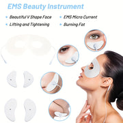 EMS Facial And Eye Massagers, Low-frequency Eye And Facial Relax Devices, Microcurrent Devices for Anti-aging And Eye Lifting. 10 Modes And 30 Levels, Home Beauty Modification Iron Muscle Activation Device