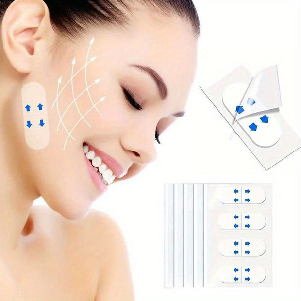 120pcs Of Markless Facial Lifting Patch, Eye Wrinkle Lift, Double Chin Lift, Invisible Facial Tape, Facial Training Tape