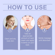 4pcs Firming Moisturizing Neck Cream, Hydrate Tighten Neck Light Beige Serum, Mild Non Irritating Formula, Make Light Beige More Elastic Smooth, Body Skincare, Light Beige Care Beauty Gifts