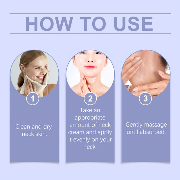 4pcs Firming Moisturizing Neck Cream, Hydrate Tighten Neck Light Beige Serum, Mild Non Irritating Formula, Make Light Beige More Elastic Smooth, Body Skincare, Light Beige Care Beauty Gifts