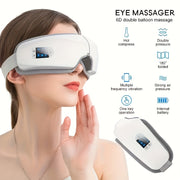 Eye Massager, 4D Intelligent Multi-functional Massager, Hot Compress Music Eye Massager, Gifts For Women Men Family