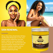 OKAY Pure Naturals African Shea Yellow Body Butter - 30 oz / 850 ml