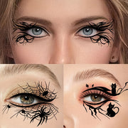 20 Pieces Of Realistic Halloween Eye Tattoo Stickers - Waterproof, Sweatproof, And Reusable For 2 Days - Essential Halloween Makeup, Versatile Embellishment, And Temporary Tattoo Designs