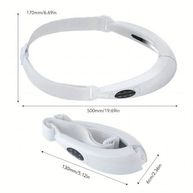 Electric Rechargeable V-Face Beauty Massager Device With Multi-Speed Intensity Adjustment, LCD Display For Women Facial Skin Care Mother's Day Gift