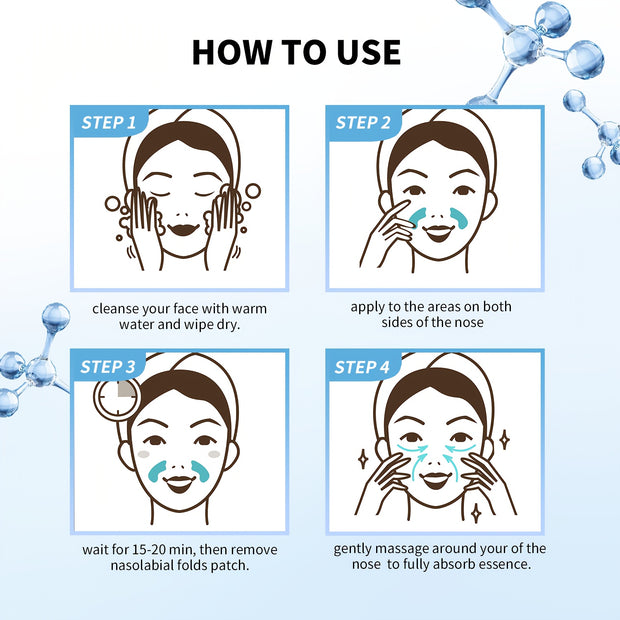 Dissolving Patches for Under Eye And Cheek Wrinkles, Moisturizing Hyaluronic Acid Mask, Visually, Can Be Used Overnight, Great for Travel And Parties, 10 Pairs
