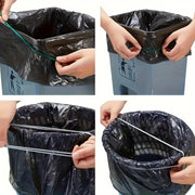 Heavy-Duty Elastic Trash Can Holders - 3pcs Garbage Bag Bands, Secure Slip-Proof Grip for Large Dumpster, Office, School, Home, Outdoor - Fits Trash Cans up to 96 Gallons, Trash Bag Holder