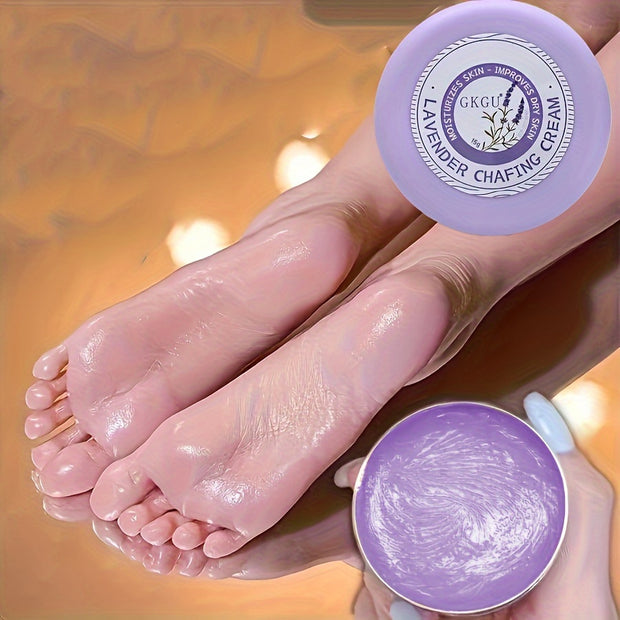 5pcs Set Lavender Chapped Cream For Dry Cracked Heel Feet&Hands, Moisturize And Nourish Your Dry Rough Skin, Hand And Foot Moisturizer