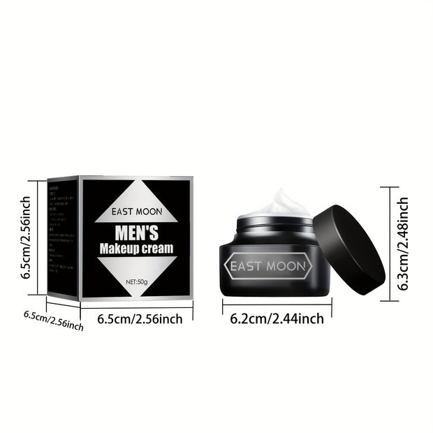2pcs Men'S Skincare Cream, Hydrates And Moisturizes The Skin, Helps Cover The Appearance Of Acne, Makes The Skin Look Smoother, Gifts/Surprises, Local Warehouse, 50g
