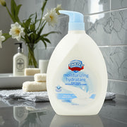 1pc Milky Waves Hydrating Body Wash - 33.8oz/1000ml Large Size, Gentle Formula with Glycerin & Milk Extract, Deep Cleansing & Moisturizing, Leaves Skin Soft & Smooth, Long-Lasting Fresh Scent, Paraben-Free, Suitable for All S