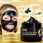 2pcs - Black Cleansing Face Mask, Facial Mask Extracted From Bamboo Charcoal Plants, Clay Mask for Face Moisturizes Oil Control, Clean Facial Light Beige, Suitable for Both Men And Women-100G