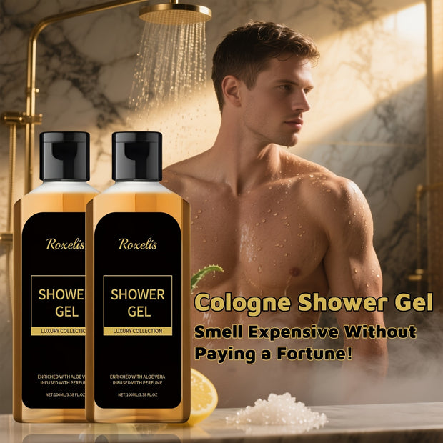 1pc/2pcs Men's Perfumed Body Wash, Containing Lemon Fruit Oil, Aloe Leaf Extract, Gentle Cleaning, Body Lasting Fragrance, Fresh Fragrance, Suitable for Dating Use, Father's Day Gift