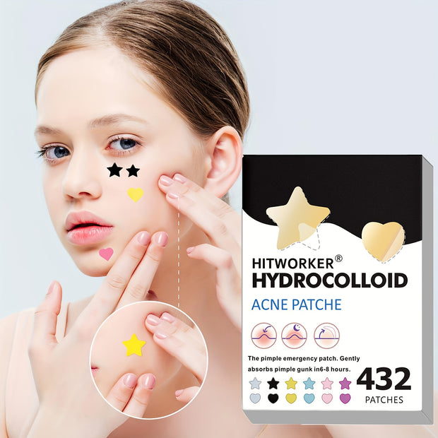 432Count Patch, Covers Pimple And, Pimple Patch for Covering Zits And Blemishes, Spot Stickers for Face And Light Beige (Copy)