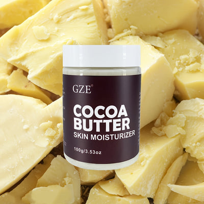 100% Pure 3.53oz Cocoa Butter Cream Moisturizer for All Skin Types - Unrefined, Alcohol-Free with Vitamin E, Deep Hydration for Dry Skin, Antioxidant-Rich Formula