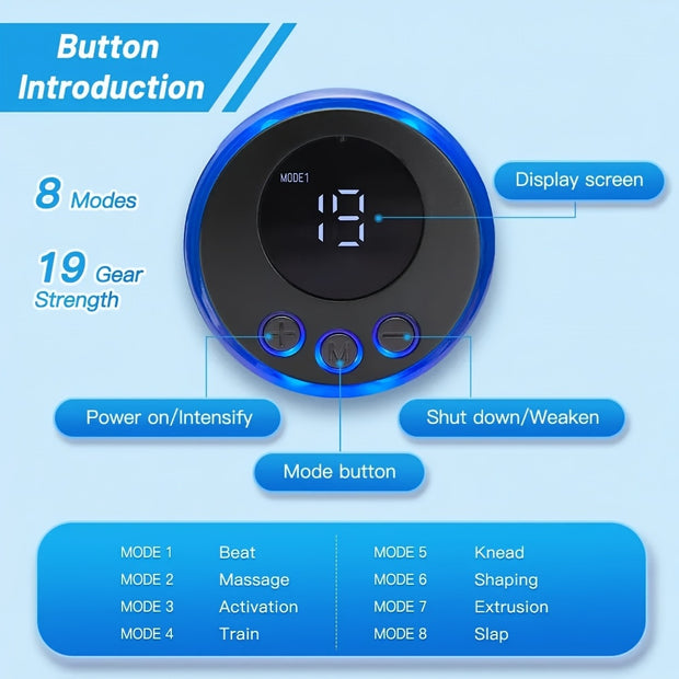 EMS Facial & Eye Massager Pro, Face & Eye Massage Complete Massager, Eye & Face Iron | 2025 Microcurrent TENS Device for Face Slimming, Anti-Aging & Eye Lift | 6 Modes & 10 Levels, USB Rechargeable, Muscle Activation, Jawline