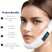 1pc Smart Face Lifting Device with Double Chin Reducer, USB Rechargeable Facial Contouring Machine, Ergonomic Design, Perfect Gift for Her