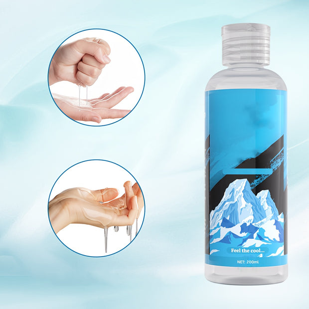 HARDBIRD 6.76oz No-Rinse Body Wash - Iceberg & Hot Springs Experience, Hypoallergenic Moisturizing Bath Oil for Men & Women, Party Gift, Daily Use, Vibrant Nature-Inspired Design, Nonirritating Formula