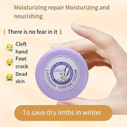 5pcs Set Lavender Chapped Cream For Dry Cracked Heel Feet&Hands, Moisturize And Nourish Your Dry Rough Skin, Hand And Foot Moisturizer