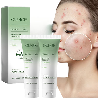 2 Packs, Salicylic Acid Cleanser, Rosehip Oil, Snow Oxalic Acid, Cocamidopropyl Betaine, Gently Cleansing Face, Moisturizing Skin, Daily Skin Care Beauty Cleanser, Daily Use, Suitable For All Skin 100g