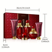 6pcs Korean Beauty Skin Care Korean Royal Beauty Essence Moisturizing Lubricating Skin Care Product Set Gift Box Is Suitable For Facial Skin Care. Gift For Mother And Girlfriend Christmas Gift