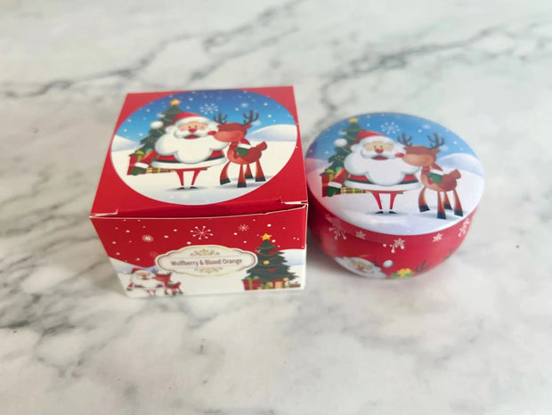 2.2 Oz Scented Candles Gift,Christmas Aromatherapy Candle Set with Gifts, Home Aromatherapy, Birthday Candles Burning for a Long