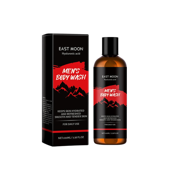 Shower Gel for Men Gentle Cleansing Moisturizing Exfoliator Body Wash Brightening Skin Shrink Pores Fragrance Foam Bath Lotion