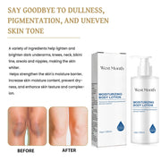 West&Month 100ml Moisturizing Body Lotion Brighten Repair Chicken Skin Dry Skin Shrink Pore Improve Dullness Smooth Body Cream