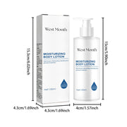 West&Month 100ml Moisturizing Body Lotion Brighten Repair Chicken Skin Dry Skin Shrink Pore Improve Dullness Smooth Body Cream