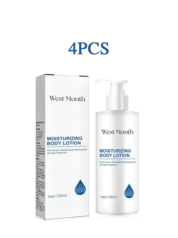 West&Month 100ml Moisturizing Body Lotion Brighten Repair Chicken Skin Dry Skin Shrink Pore Improve Dullness Smooth Body Cream