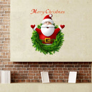 Christmas theme  wall stickers  supermarket  window glass decoration wall decal Christmas decorations