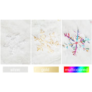 White Christmas Tree Skirt Plush Gold Beaded Embroidered Trees Carpet Merry Christmas Tree Decorations Ornament New Year Decor